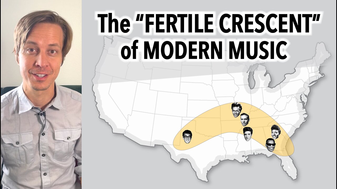 The Map of Modern Music's "Fertile Crescent"