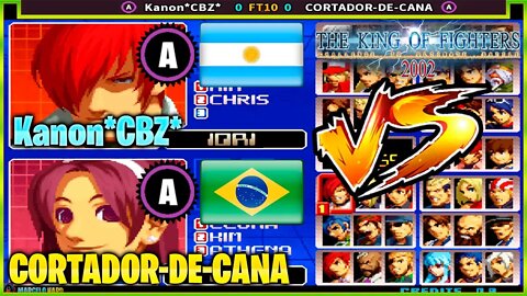 The King of Fighters 2002 (Kanon*CBZ* Vs. CORTADOR-DE-CANA) [Argentina Vs. Brazil]