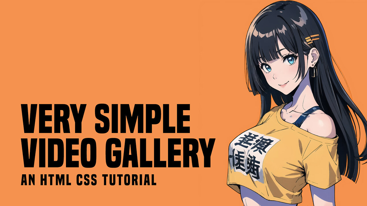Very Simple HTML CSS Video Gallery