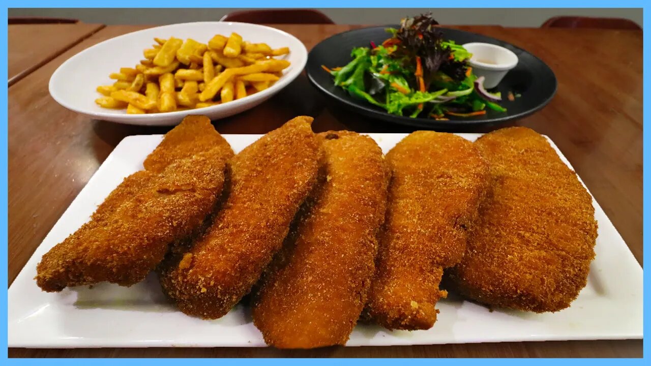 Fried "Chicken Stack" Schnitzel Challenge in New South Wales, Australia!