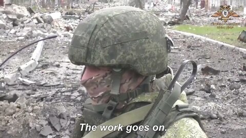 Russian & DPR Sappers Neutralize Mines & Unexploded Ordnance In "Azovstal", Mariupol