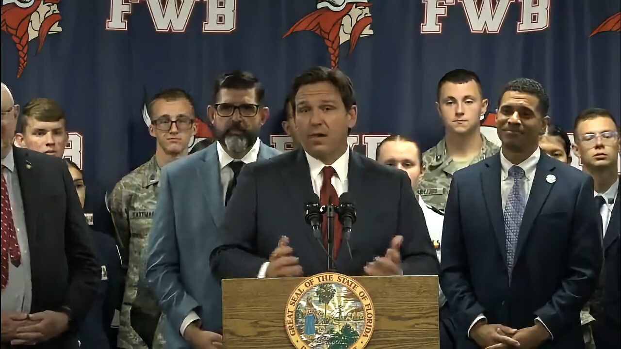 Gov. Desantis Responds to Trump Criticism: ‘All that's just noise…’