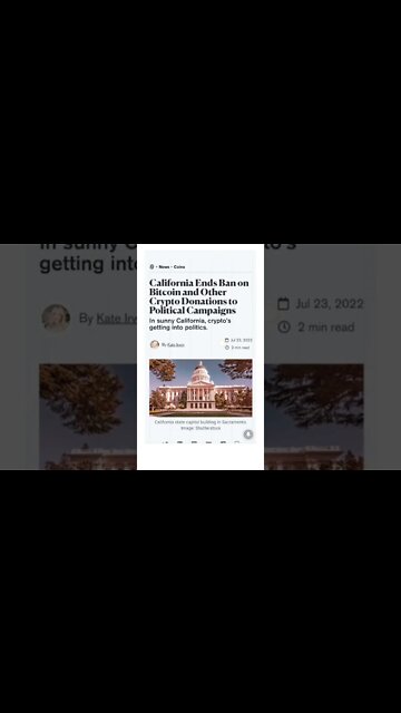 California Ends Ban on Crypto #crypto #california #cryptomash #cryptomashnews #cryptonews #AnsirAli