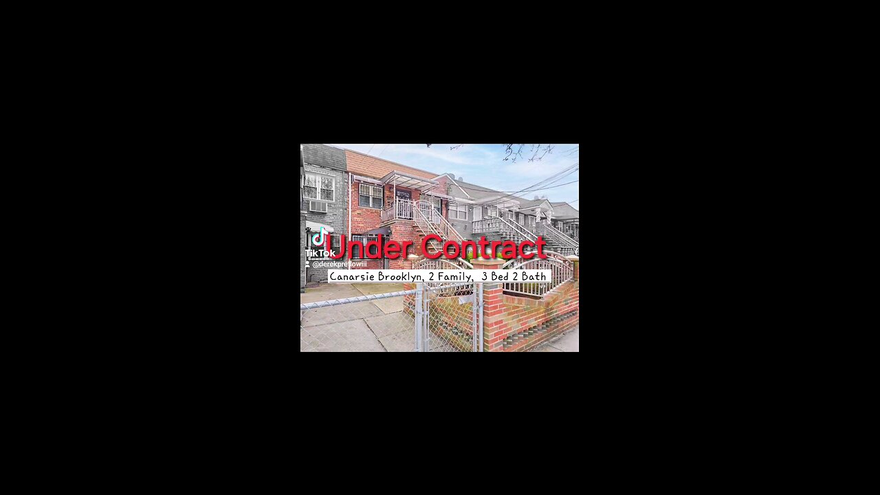 UNDER CONTRACT‼️ Canarsie Brooklyn, 2 family, 3 Bed 2 Bath