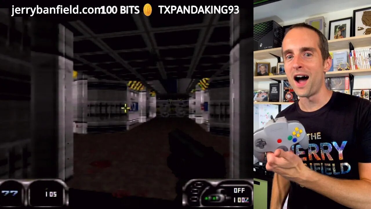 Sucking on Duke Nukem 64 Level 15 Damn I'm Good Live with Jerry Banfield