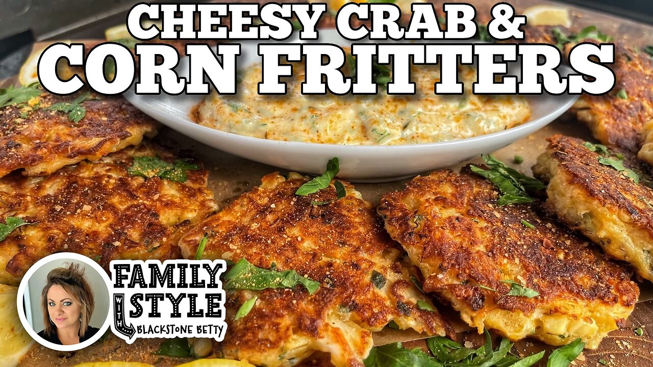 Cheesy Crab and Corn Fritters | Blackstone Griddles