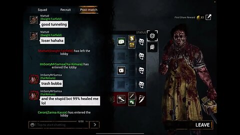 Salty Survivors REACTION in Dead by Daylight: Mobile