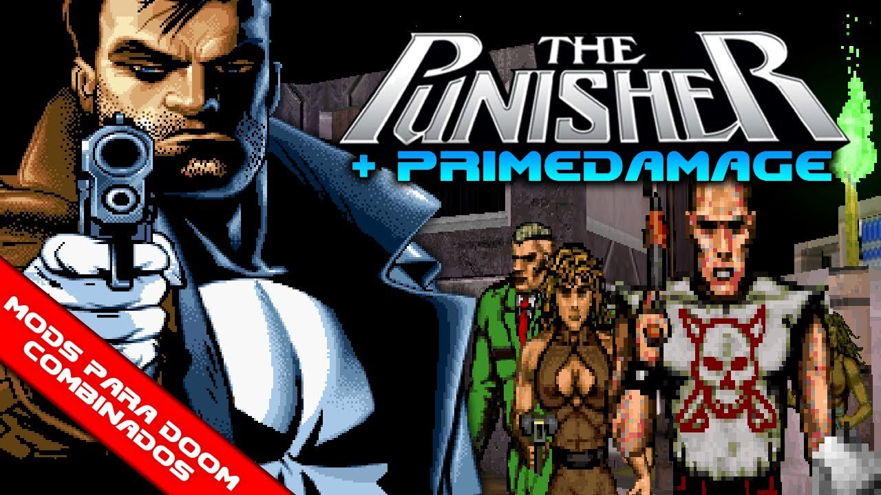 The Punisher + Primedamage Monster Mod [Mods para Doom Combinados]