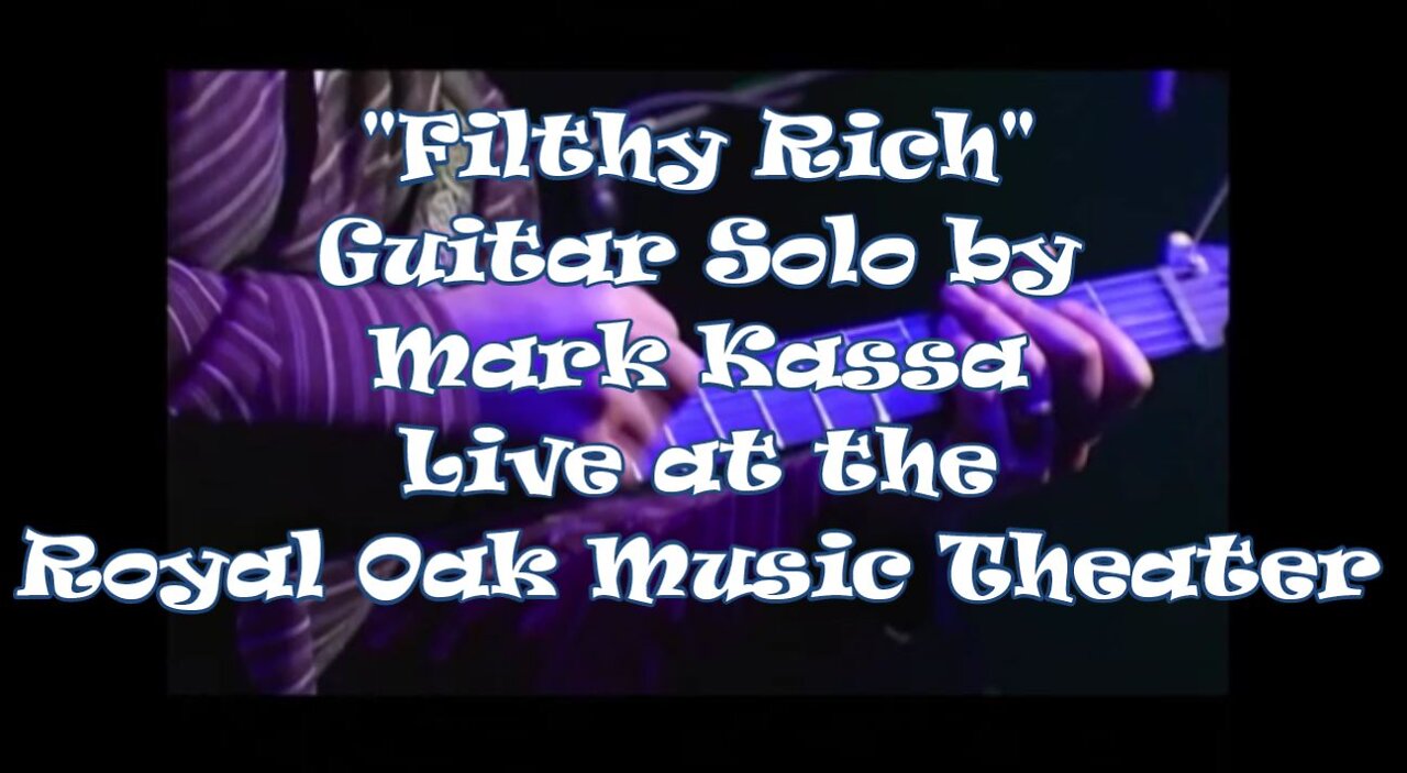 Fithy Rich Guitar Solo by Mark Kassa