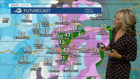 More rain and snow possible across Colorado today