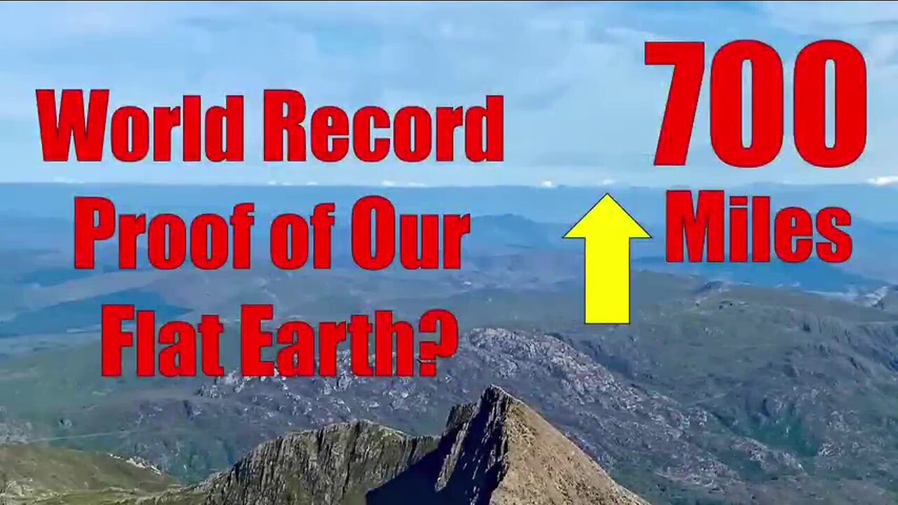 World Record Proof of Our Flat Earth 700 MILES! Taboo Conspi