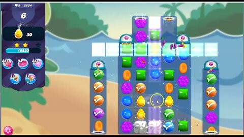 Candy Crush Level 2834 Talkthrough, 11 Moves 0 Boosters