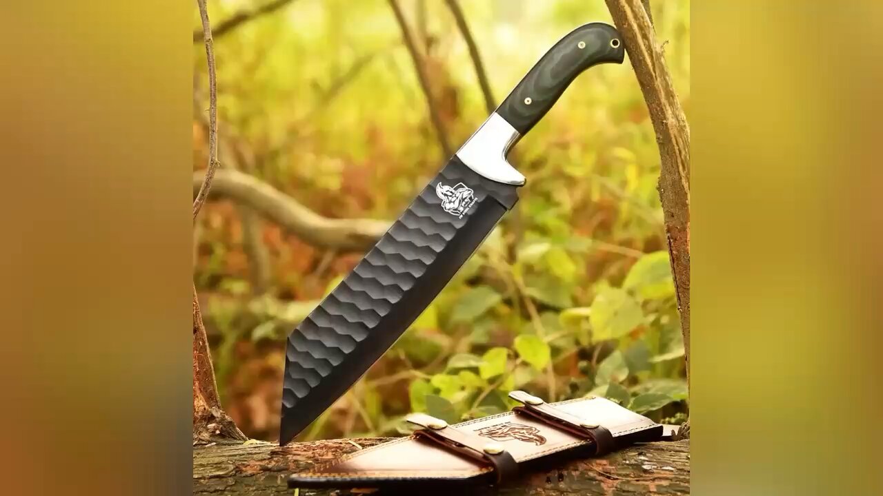 “Custom Handmade Knife: Sharpness Test & Stunt by Sajawal Usmani