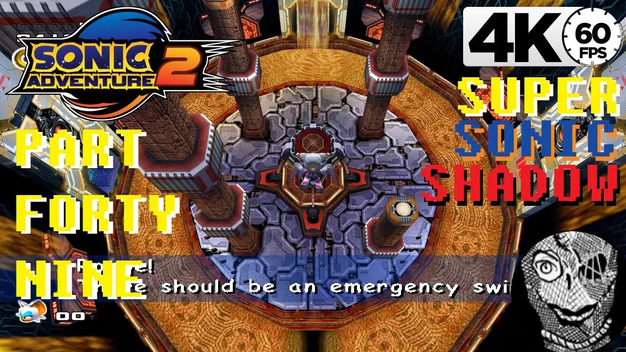 (PART 49) Sonic Adventure 2 4k [Rouge Final Stage Cannon's Core] Super Sonic/Super Shadow