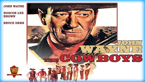 THE COWBOYS 1972 Cattle Drive Boss Hires Young Boys as Cowboy Drovers FULL MOVIE HD & W/S