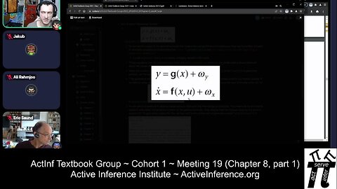 ActInf Textbook Group ~ Cohort 1 ~ Meeting 19 (Chapter 8, part 1)