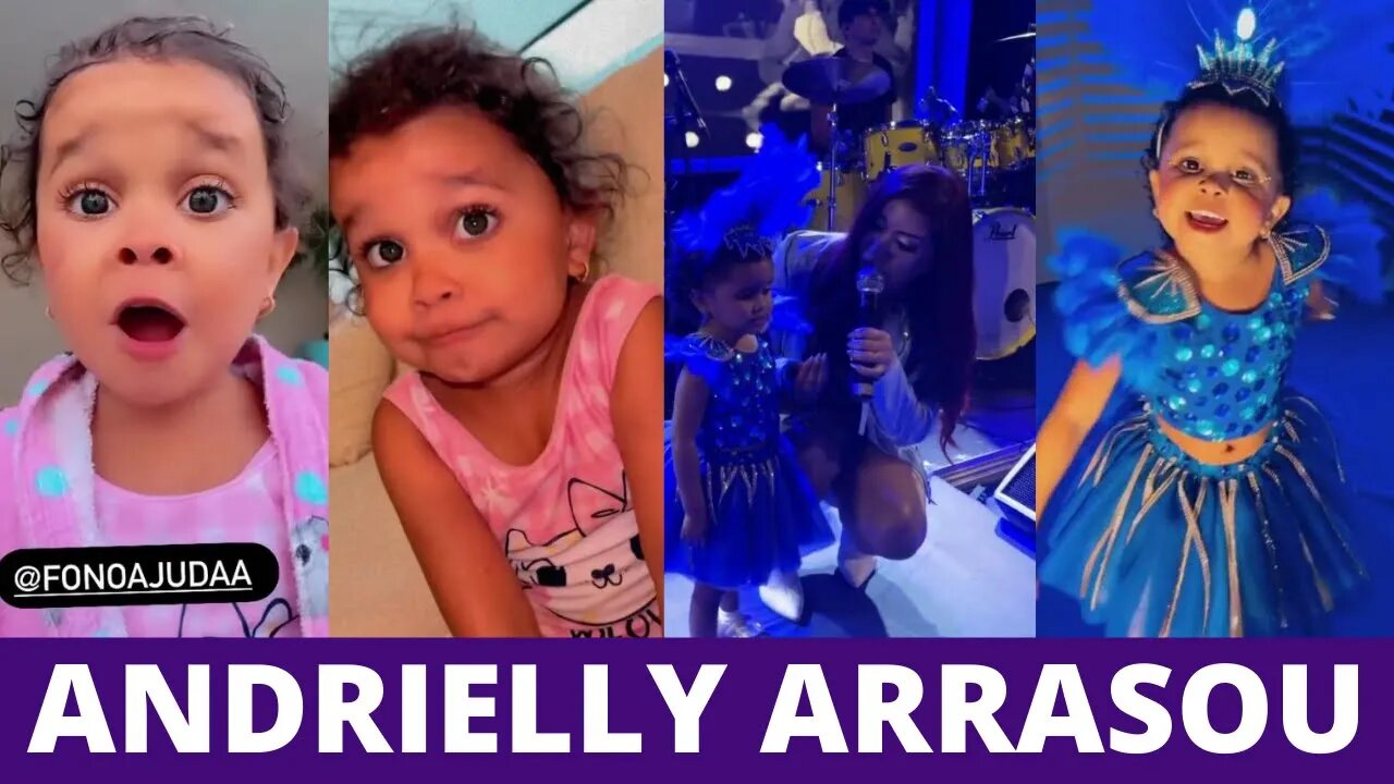 Andrielly Foi a Princesa Da Festa Azul do Tio Carlinhos Maia