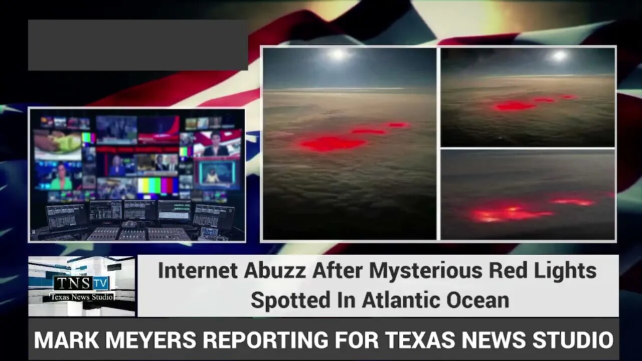 Internet Abuzz After Mysterious Red Lights Spotted In Atlantic Ocean