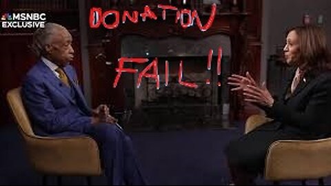 Al Sharptongue's Scamala Donation FAIL!