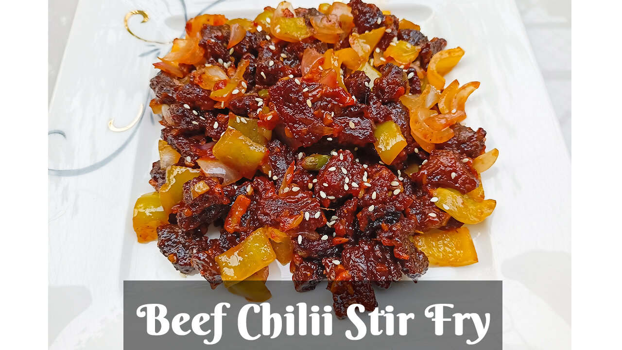 Beef Chilli Stir Fry | দারুন স্বাদের বিফ চিলি স্টার ফ্রাই | The Crispiest,Tastiest Beef Chilli EVER!