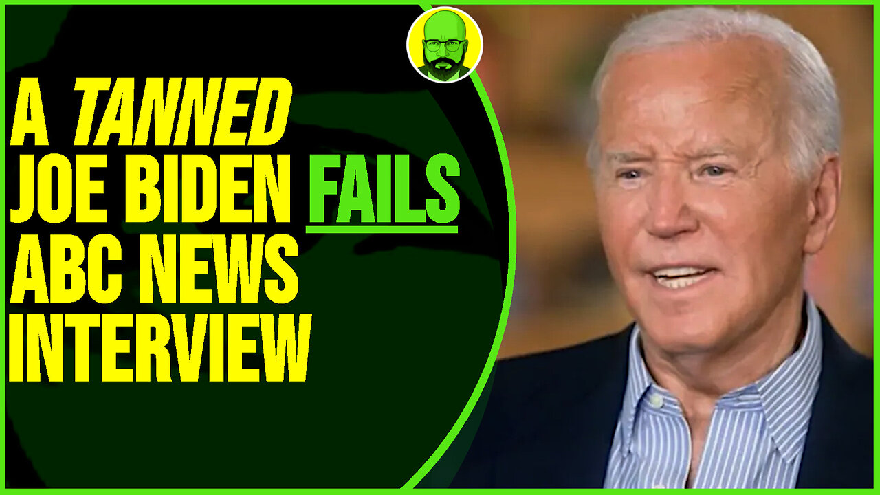 A TANNED JOE BIDEN FAILS ABC NEWS INTERVIEW