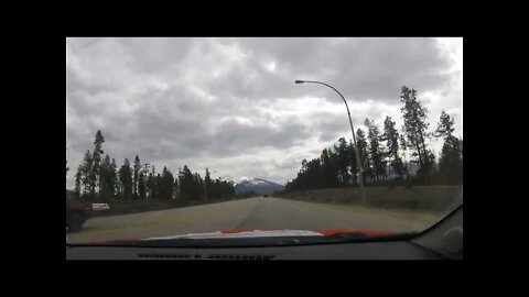 Moose Lake AB to Vernon BC Go Pro - Time Lapse