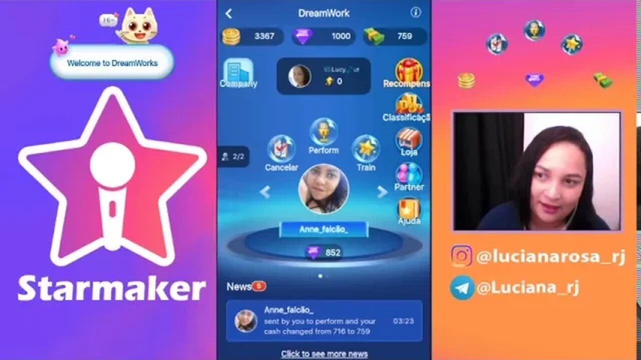 Starmaker DreamWork's Tutorial 🇧🇷