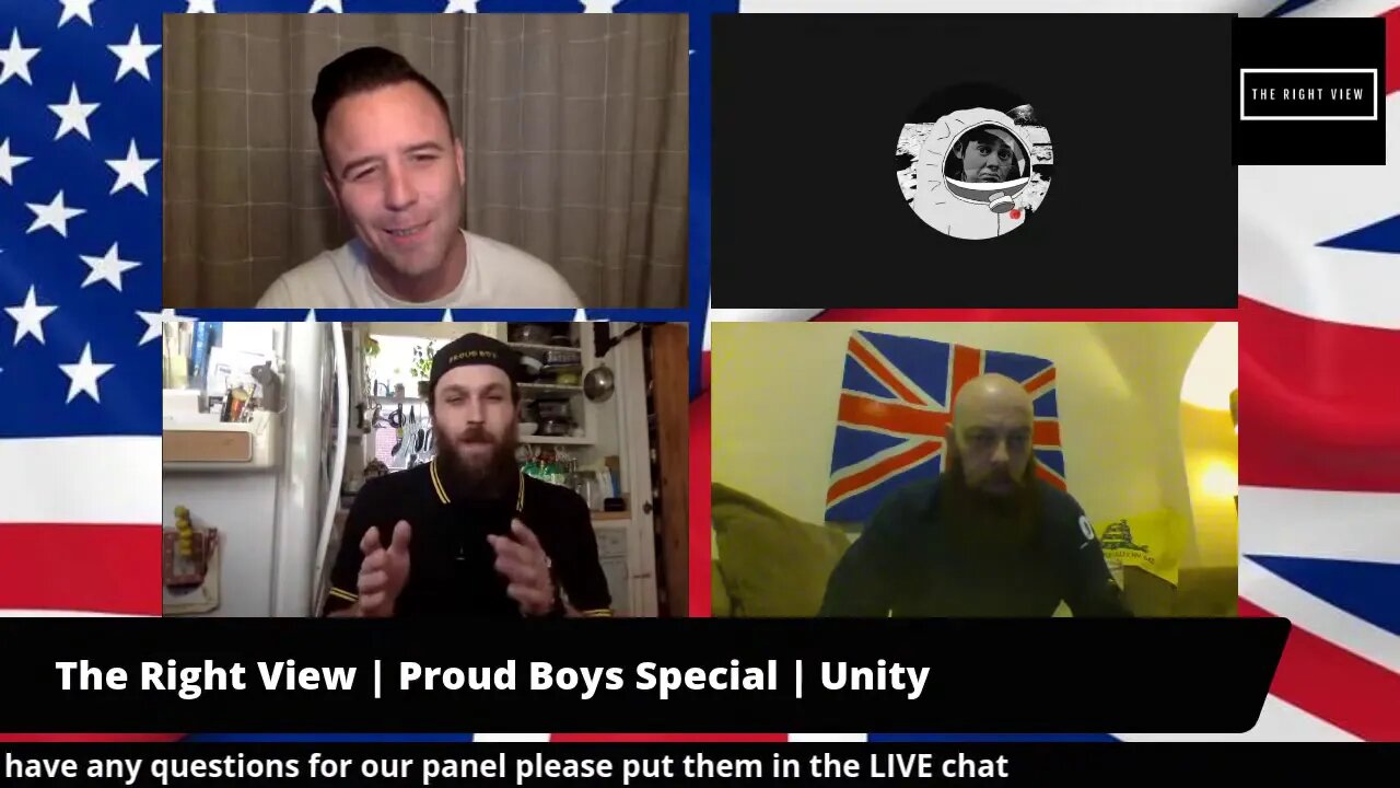 The Right View Ep 4 #LIVE Proud Boys Special with Tommy Robinson Enrique Tarrio