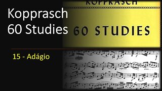 🎺🎺Kopprasch 60 Studies for Trumpet - 15 Adágio