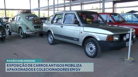 Paixão sob 4 rodas: Exposição de Carros Antigos mobiliza apaixonados e colecionadores em GV.