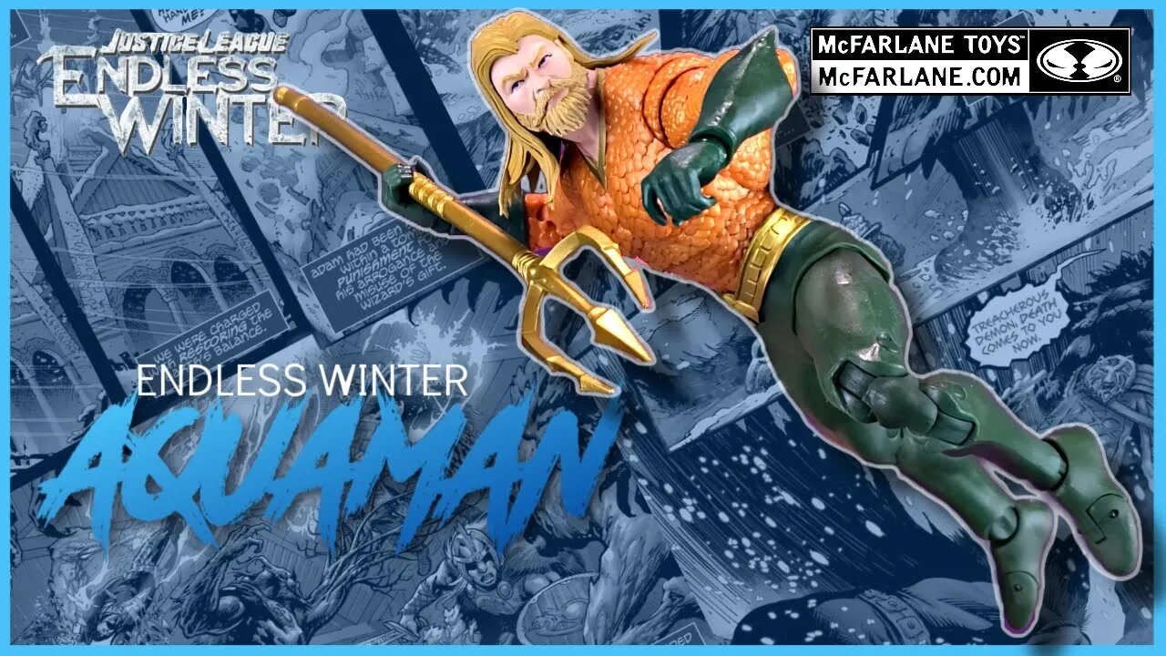 McFarlane Toys DC Multiverse Justice League Endless Winter Aquaman Figure @The Review Spot