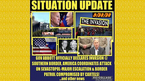 SITUATION UPDATE 9/23/23 - Biden Continues To Send $ To Ukraine, Gcr/Judy Byington Update