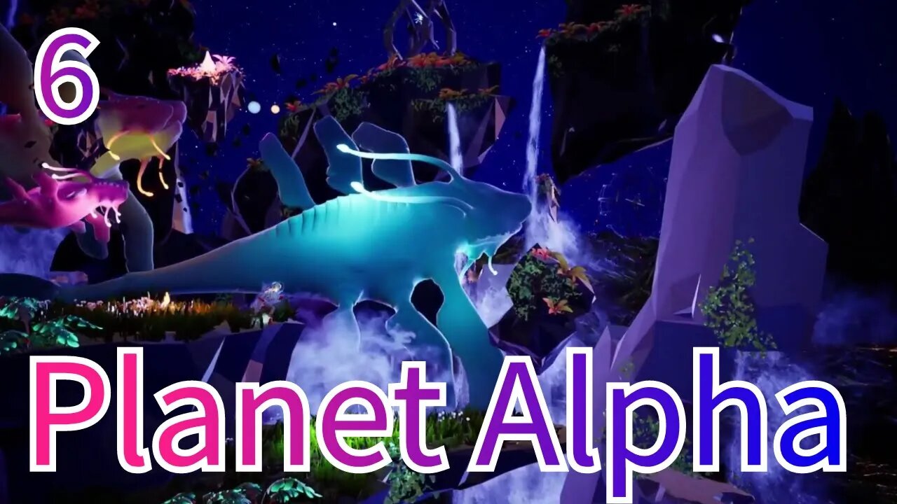 Space Whales in Planet Alpha