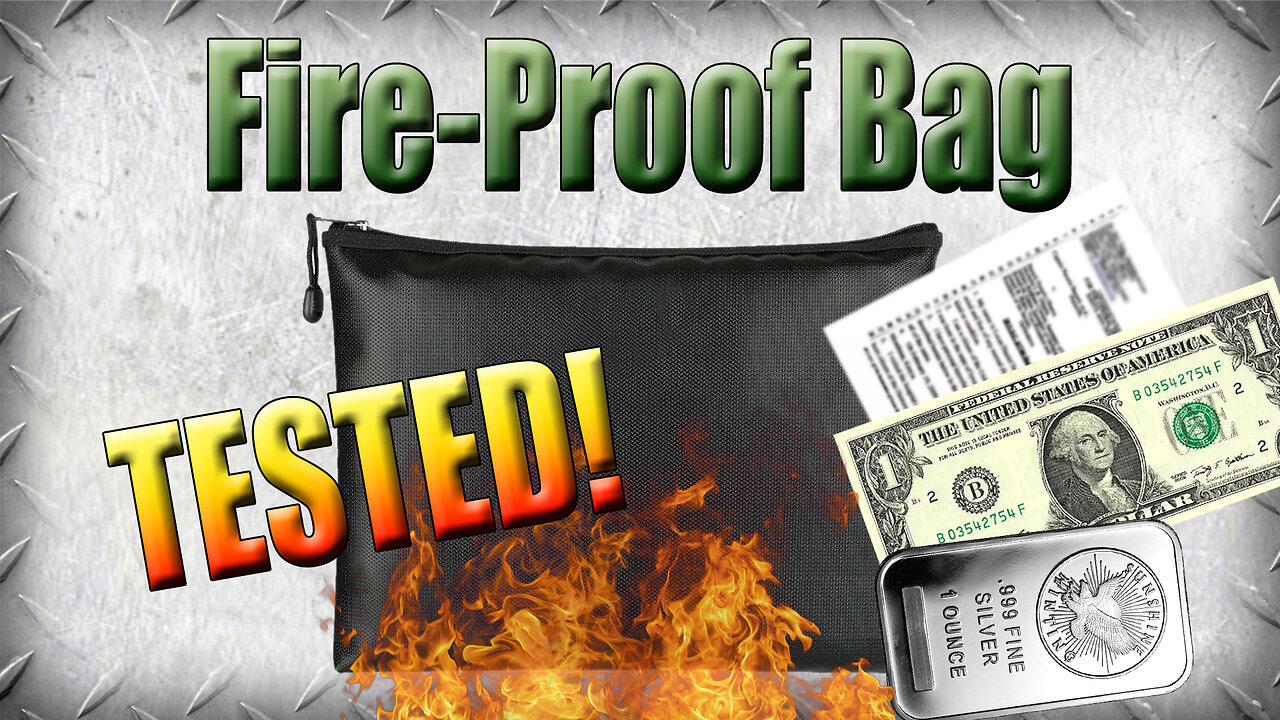 Testing a $10 Cheapest eBay Fireproof Bag from China