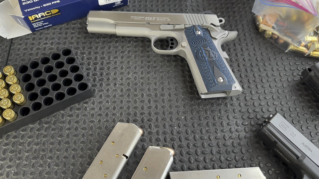 Colt Series 70 Competition range day 2