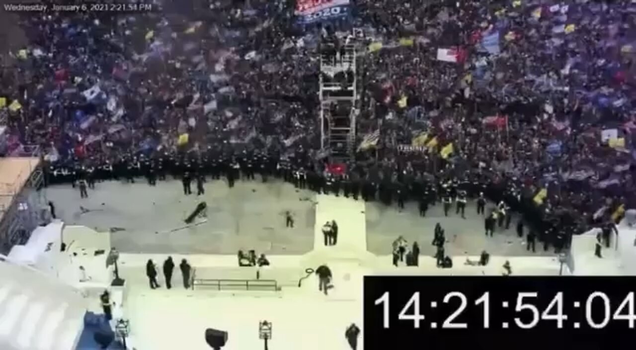 Metro Police shoots tear gas at there own officers to break down police barricades
