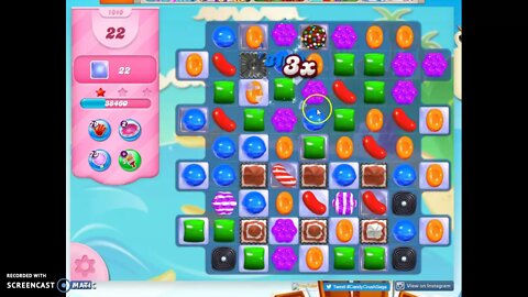 Candy Crush Level 1040 Audio Talkthrough, 3 Stars 0 Boosters