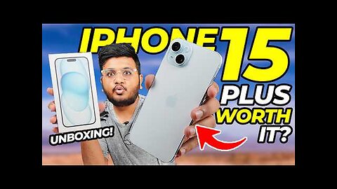 iPhone 15 Plus Unboxing | Value For Money?