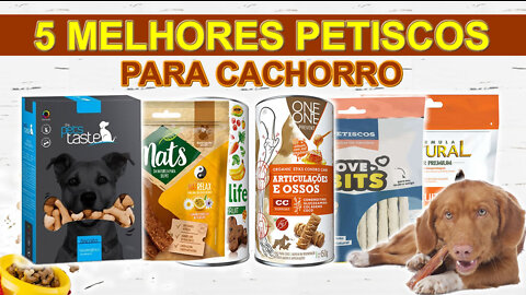 5 MELHORES Petisco para Cachorro