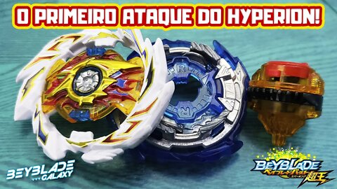 Testando 080 - FIRST HYPERION 2 .HJ' 1A contra 3 combos - Beyblade Burst ベイブレードバースト