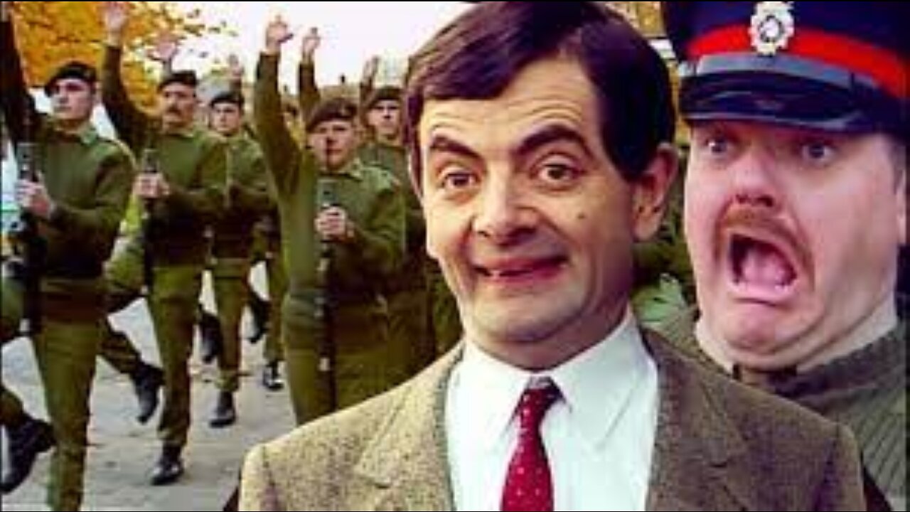 Mr. Bean tries to join the army