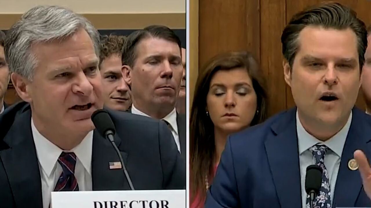 'Are You Protecting The Bidens?' Gaetz Goes Scorched Earth On FBI Director