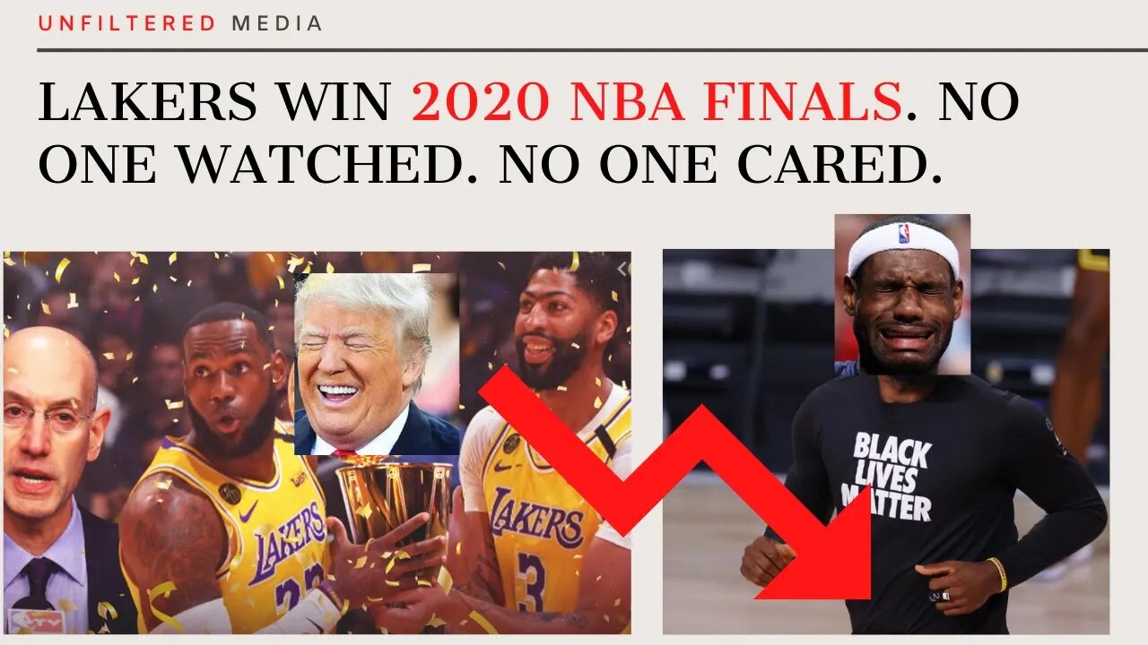 Lakers WIN 2020 NBA Finals. NO ONE Watched. NO ONE Cared.