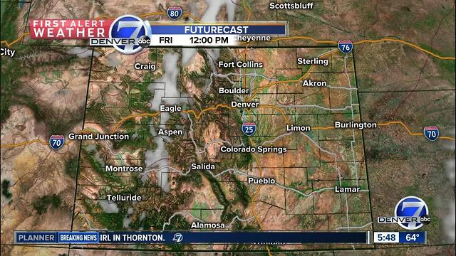 Summer-like heat across all of Colorado