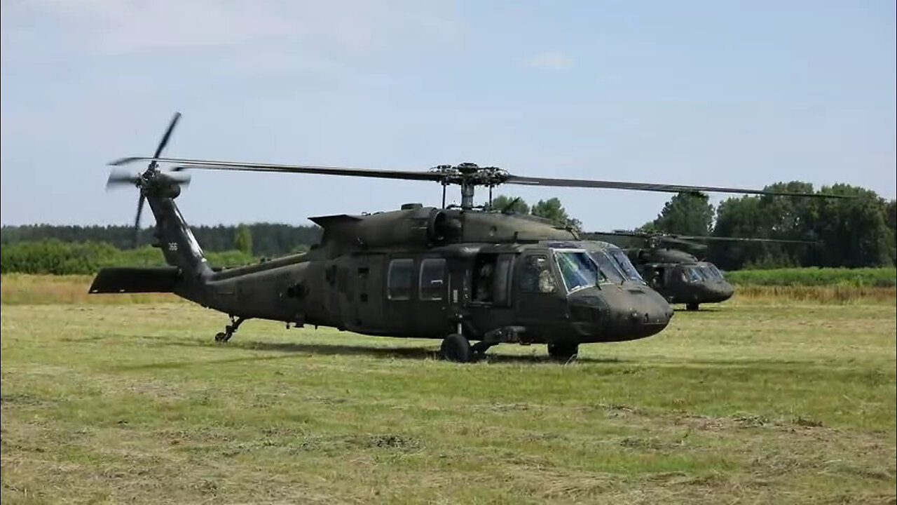 B-Roll: 3rd Combat Aviation Brigade provides UH-60 Blackhawk