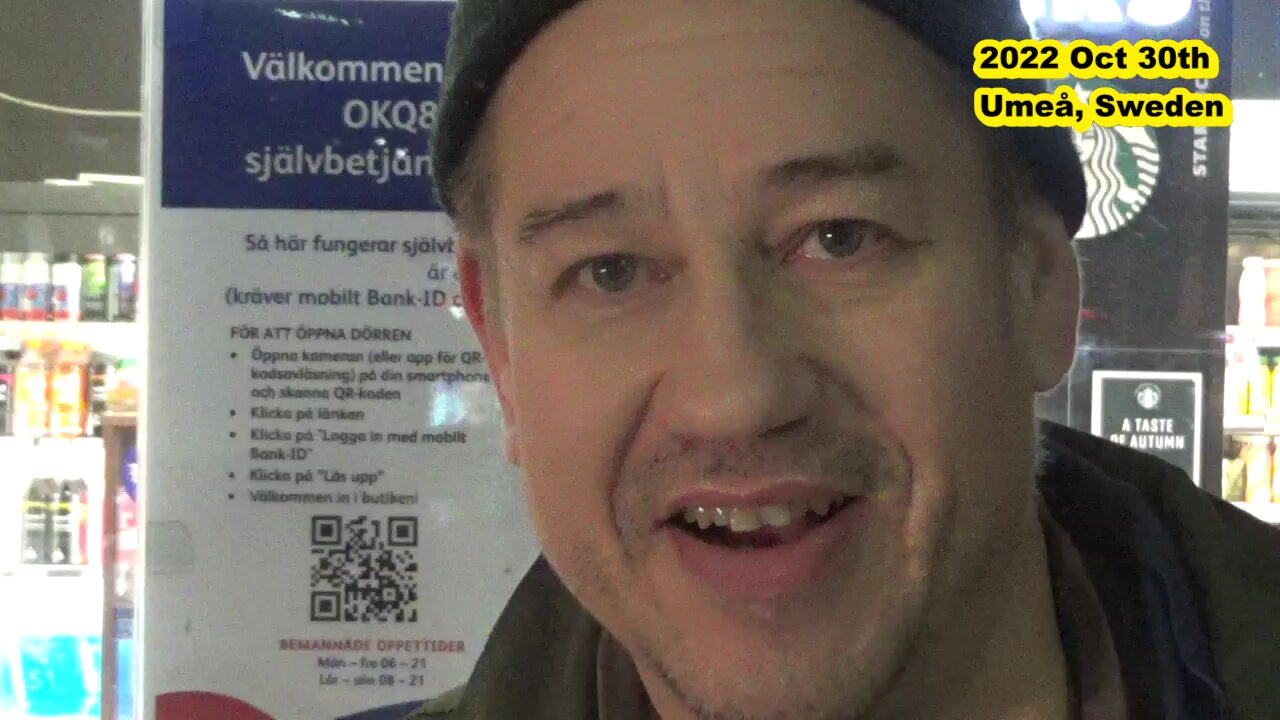 Swedish Non Staff QR Code Self Service Shopping