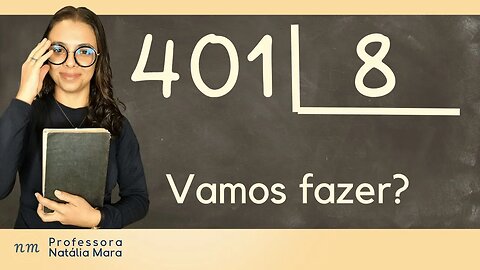 401÷8 | 401/8 | 401 dividido por 8| Como dividir 401 por 8? | Aula de matemática EJA divisão