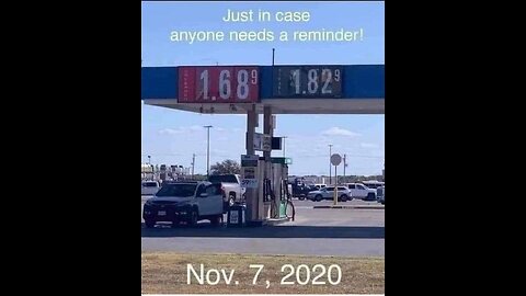 Biden claims gas was 5 dollars a gallon when he took office.