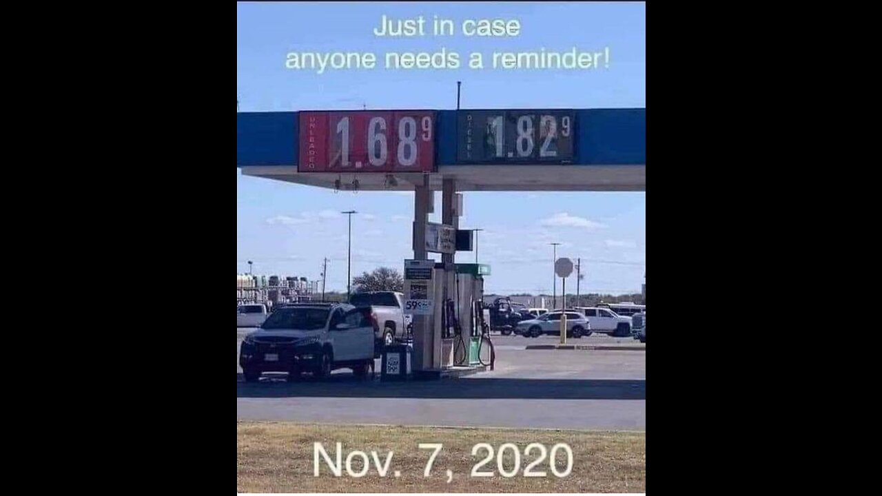 Biden claims gas was 5 dollars a gallon when he took office.