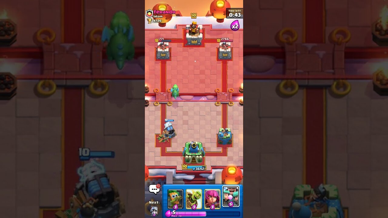 Clash Royale Serenity Peak Arena 14 Single Combat